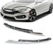 DURAFORCE 2016-2018 Honda Civic Chrome Headlight Eyelid Grille Molding Trim LH+RH