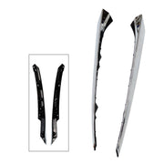 DURAFORCE 2016-2018 Honda Civic Chrome Headlight Eyelid Grille Molding Trim LH+RH