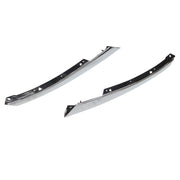 DURAFORCE 2016-2018 Honda Civic Chrome Headlight Eyelid Grille Molding Trim LH+RH