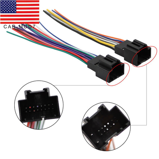 DURAFORCE 2007-2014 Cadillac Chevy Car Stereo Radio Wiring Harness Adapter Aftermarket