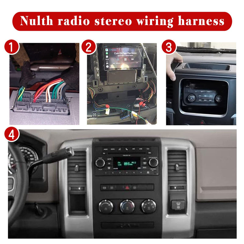 DURAFORCE 2007-2014 Cadillac Chevy Car Stereo Radio Wiring Harness Adapter Aftermarket