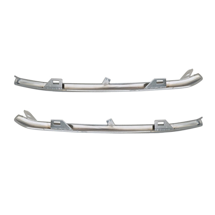 DURAFORCE 2015-20 Chevy Tahoe Suburban Front Left Right Chrome Bumper Trim Molding