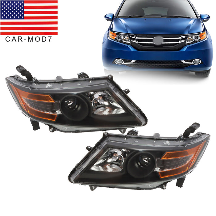 DURAFORCE 2011-2017 Honda Odyssey Headlights Pair Left & Right Side Replacement