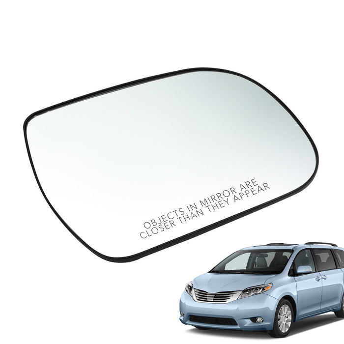 DURAFORCE 2011-2014 Toyota Sienna Heated Passenger Side Mirror Glass Replacement