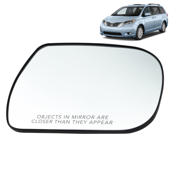 DURAFORCE 2011-2014 Toyota Sienna Heated Passenger Side Mirror Glass Replacement