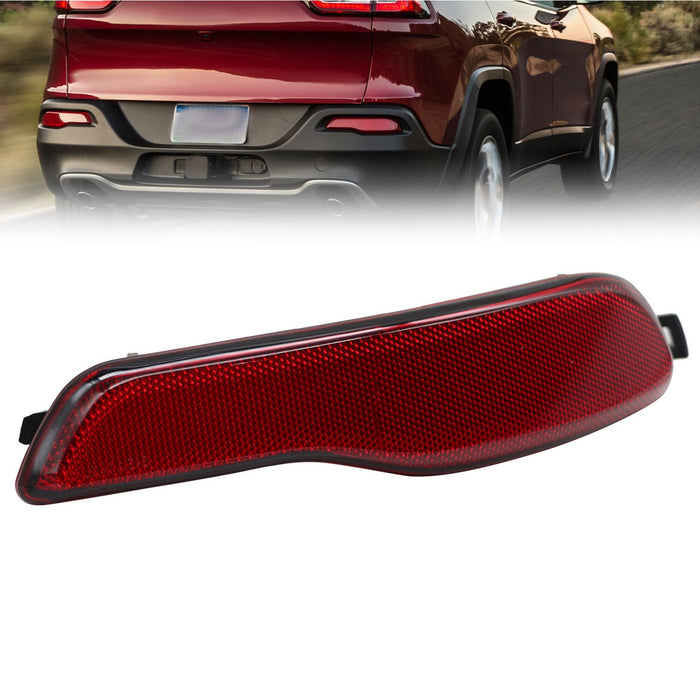 DURAFORCE 2014-18 Jeep Cherokee Right Rear Bumper Light Case Reflector Passenger Side