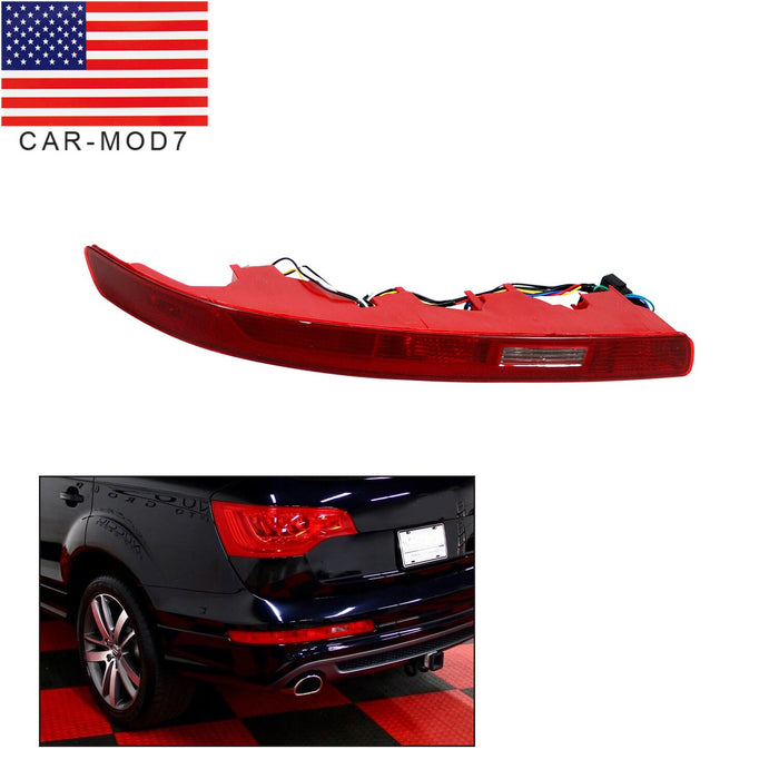 DURAFORCE 2006-2015 Audi Q7 Left Rear Bumper Tail Light Red Lens with Bulbs