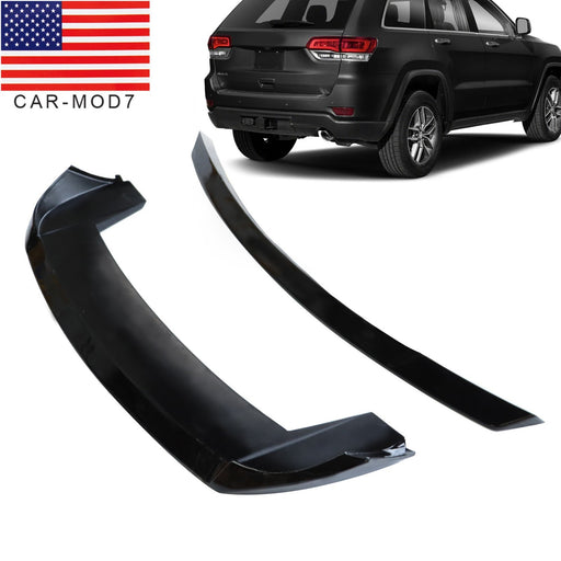 DURAFORCE 2013-2021 Jeep Grand Cherokee R Style Rear Roof Spoiler & Tailgate Mid Wing