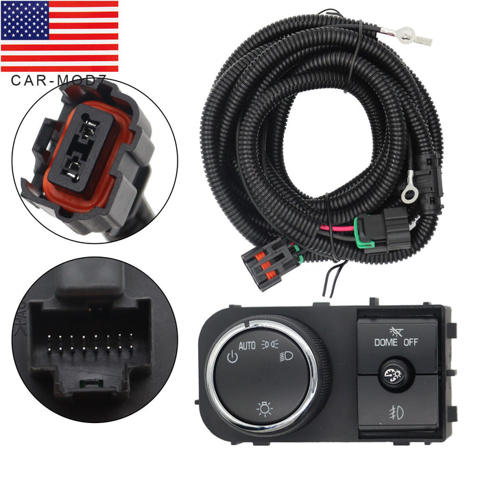 DURAFORCE 2007-2014 Chevy Silverado 3500 HD Fog Light Wiring Harness with Switch