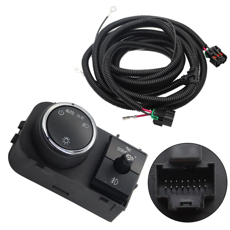 DURAFORCE 2007-2014 Chevy Silverado 3500 HD Fog Light Wiring Harness with Switch