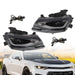 DURAFORCE 2016-2018 Chevy Camaro Halogen Projector Headlights w/ LED DRL Switchback