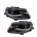 DURAFORCE 2016-2018 Chevy Camaro Halogen Projector Headlights w/ LED DRL Switchback