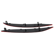 DURAFORCE 2016-2023 Tesla Model X Rear Bumper Reflector Light Cover Red Left & Right 2pc