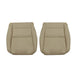 DURAFORCE 2008-2012 Honda Accord Tan Leather Seat Covers Driver & Passenger Bottom Set