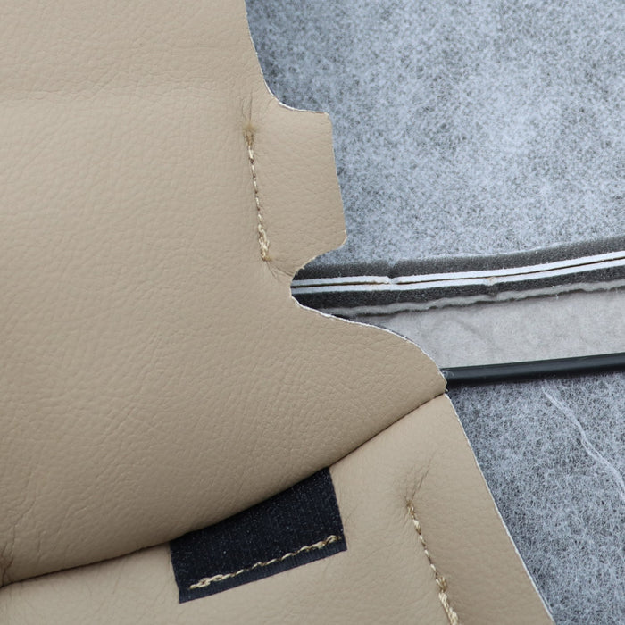 DURAFORCE 2008-2012 Honda Accord Tan Leather Seat Covers Driver & Passenger Bottom Set