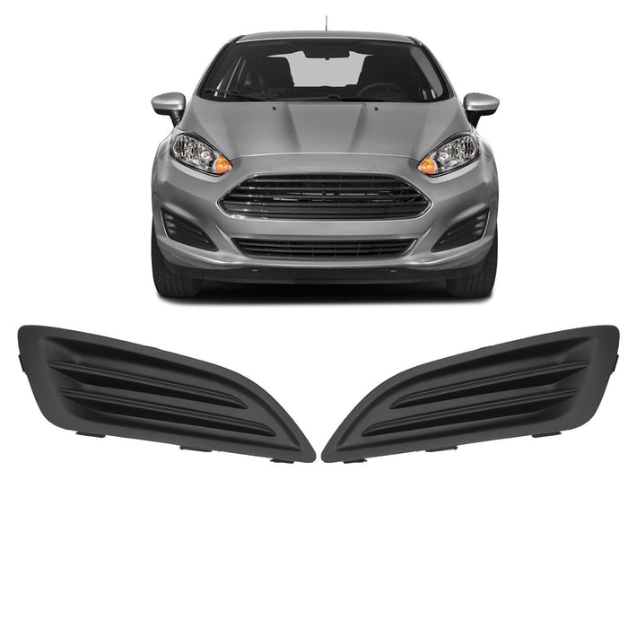 DURAFORCE 2014-2019 Ford Fiesta Fog Light Covers Left & Right Side Replacement