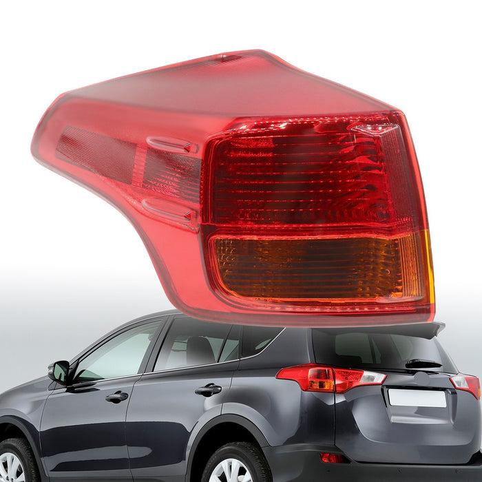 DURAFORCE 2013-2015 Toyota RAV4 Left Tail Light Assembly Driver Side Outer Lamp