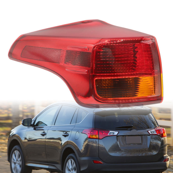 DURAFORCE 2013-2015 Toyota RAV4 Left Tail Light Assembly Driver Side Outer Lamp