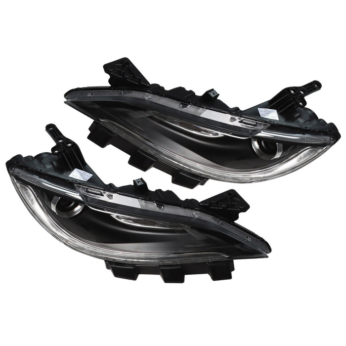 DURAFORCE 2015-2017 Chrysler 200 Halogen Projector Headlights Pair Without LED DRL