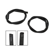 DURAFORCE 2009-2013 Toyota Corolla Roof Drip Molding Trim Left & Right Black 2PCS