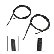 DURAFORCE 2009-2013 Toyota Corolla Roof Drip Molding Trim Left & Right Black 2PCS