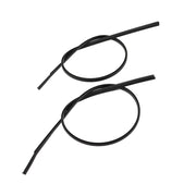 DURAFORCE 2009-2013 Toyota Corolla Roof Drip Molding Trim Left & Right Black 2PCS