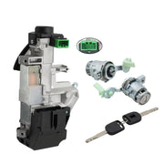 DURAFORCE 2003-2005 Honda Civic Ignition Switch Door Lock Cylinder with Keys Complete Set