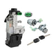 DURAFORCE 2003-2005 Honda Civic Ignition Switch Door Lock Cylinder with Keys Complete Set