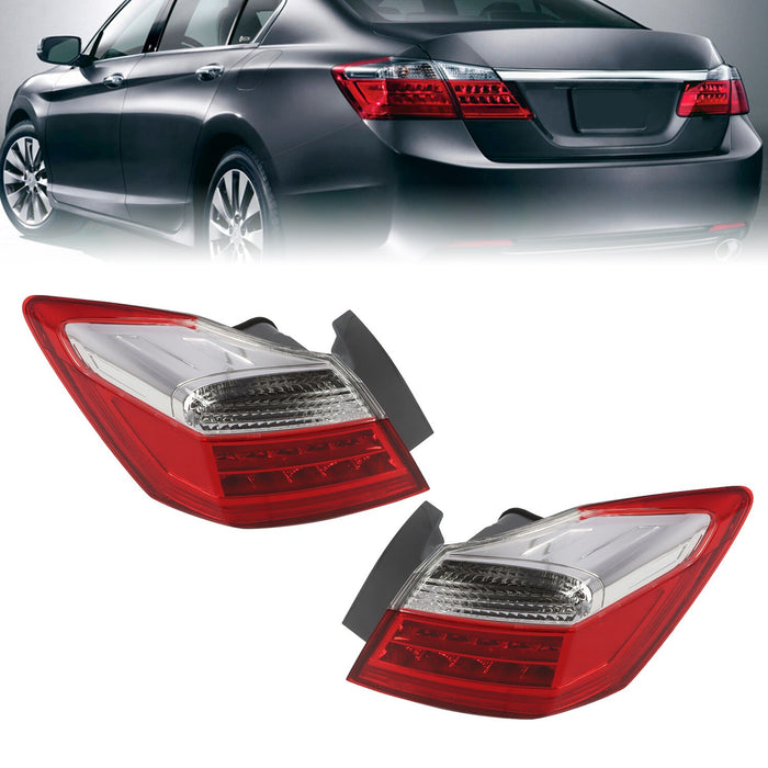 DURAFORCE 2013-2015 Honda Accord EX-L Touring LED Tail Light Left & Right Sedan