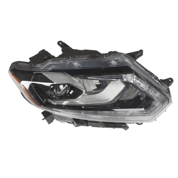 DURAFORCE 2014-2016 Nissan Rogue LED Headlight Chrome Passenger Right Side RH