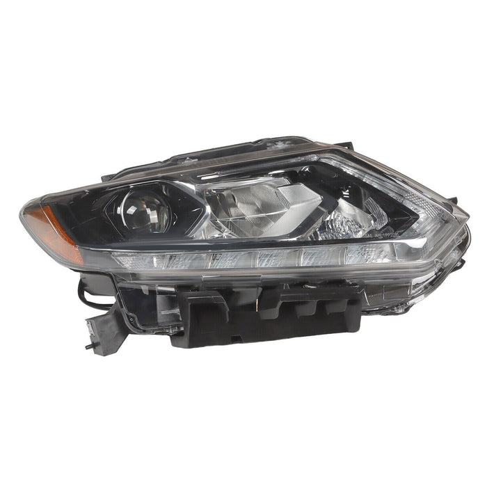 DURAFORCE 2014-2016 Nissan Rogue LED Headlight Chrome Passenger Right Side RH