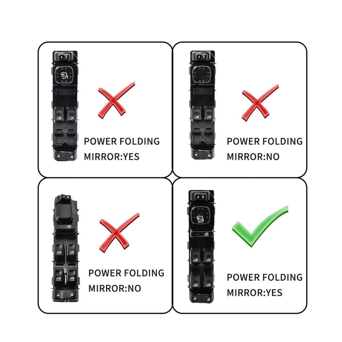 DURAFORCE 2003-2006 Chevy Silverado GMC Driver Left Power Window Master Switch