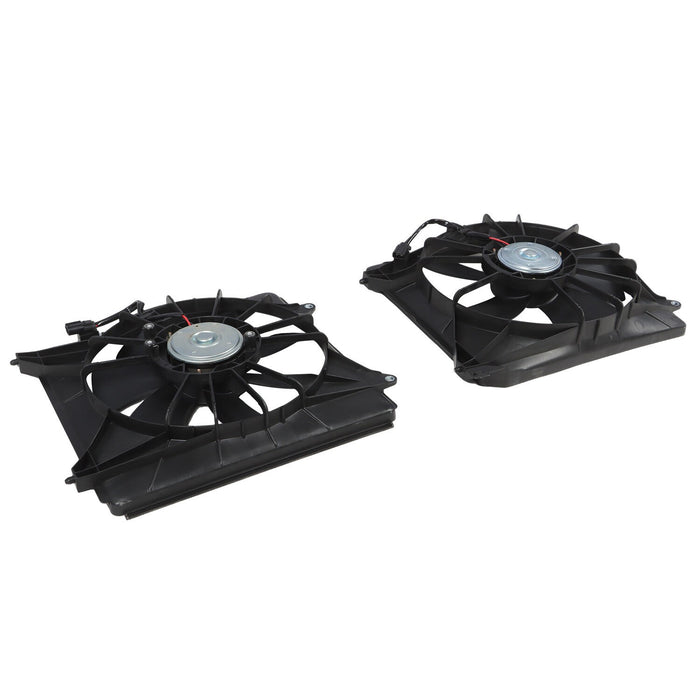 DURAFORCE 2013-2017 Honda Accord Radiator Cooling Fan Set w/ Blade Motor & Shroud 2Pcs