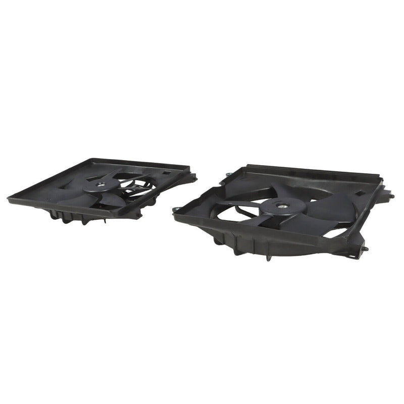 DURAFORCE 2013-2017 Honda Accord Radiator Cooling Fan Set w/ Blade Motor & Shroud 2Pcs