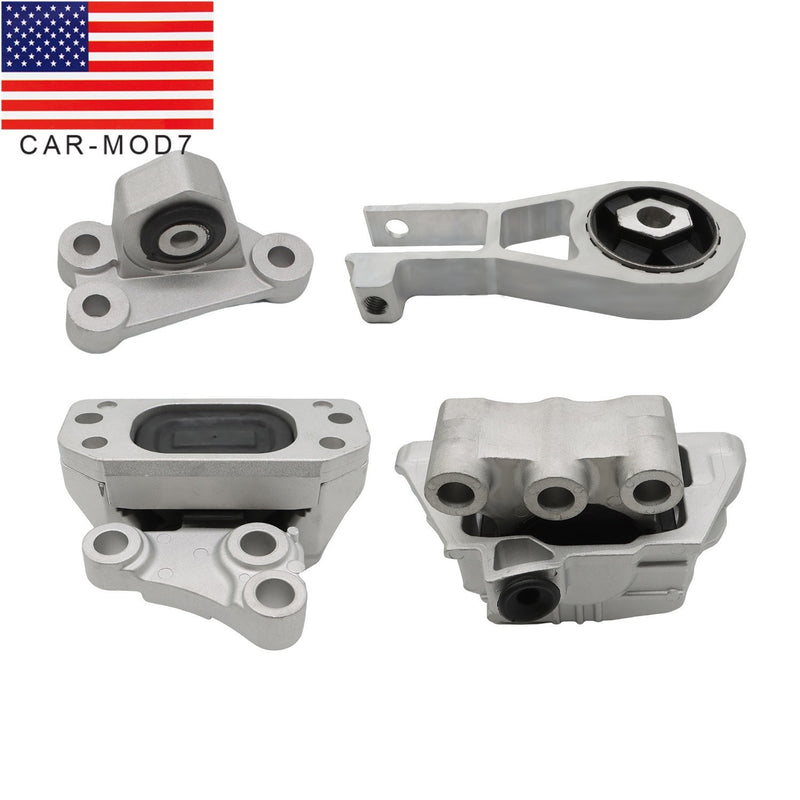 DURAFORCE 2015-2017 Jeep Renegade 2.4L Engine & Transmission Mounts 4Pcs Set