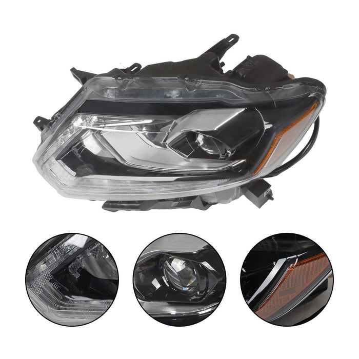 DURAFORCE 2014-2016 Nissan Rogue Left LED Headlight Driver Side Assembly