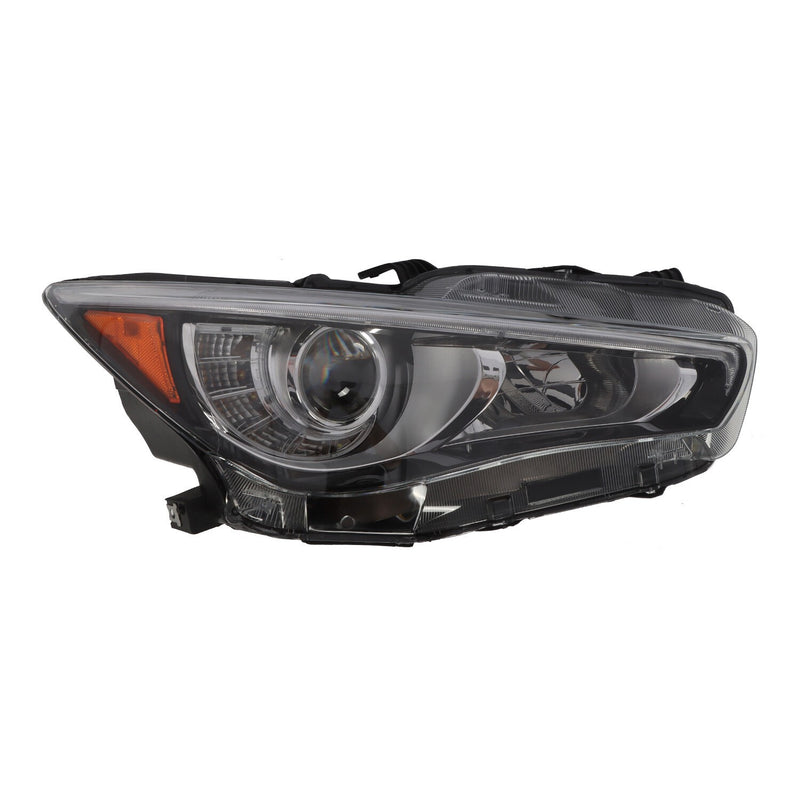 DURAFORCE 2014-2022 Infiniti Q50 Right LED Headlight Assembly Passenger Side W/O AFS