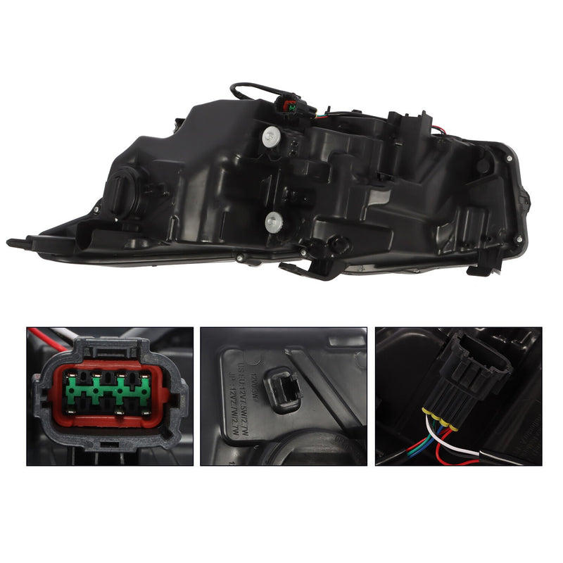 DURAFORCE 2014-2022 Infiniti Q50 Right LED Headlight Assembly Passenger Side W/O AFS