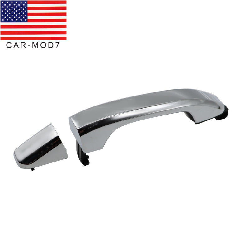 DURAFORCE Chrome Rear Exterior Door Handle for 2014-2022 Chevrolet Silverado 1500