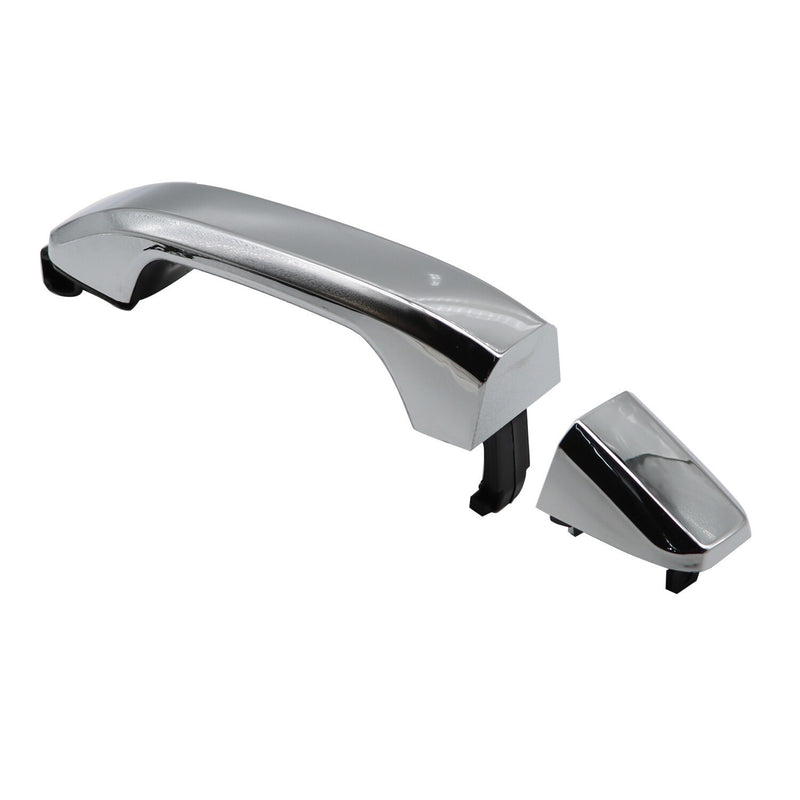 DURAFORCE Chrome Rear Exterior Door Handle for 2014-2022 Chevrolet Silverado 1500