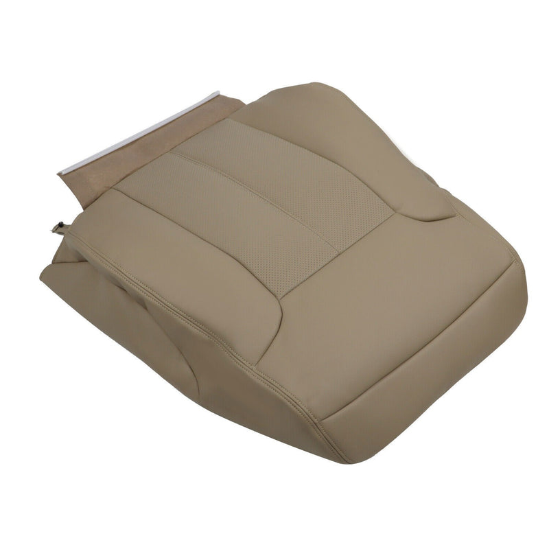 DURAFORCE 2011-2016 Ford F250 F350 Lariat Tan Leather Driver Seat Cover Top & Bottom