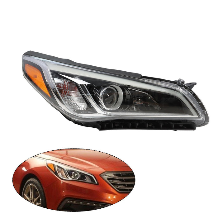DURAFORCE 2015-2017 Hyundai Sonata Right Headlight Headlamp Passenger Side RH