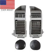 DURAFORCE 2004-06 Nissan Titan Armada LH RH A/C Dash Air Vent Cover Trim Gray