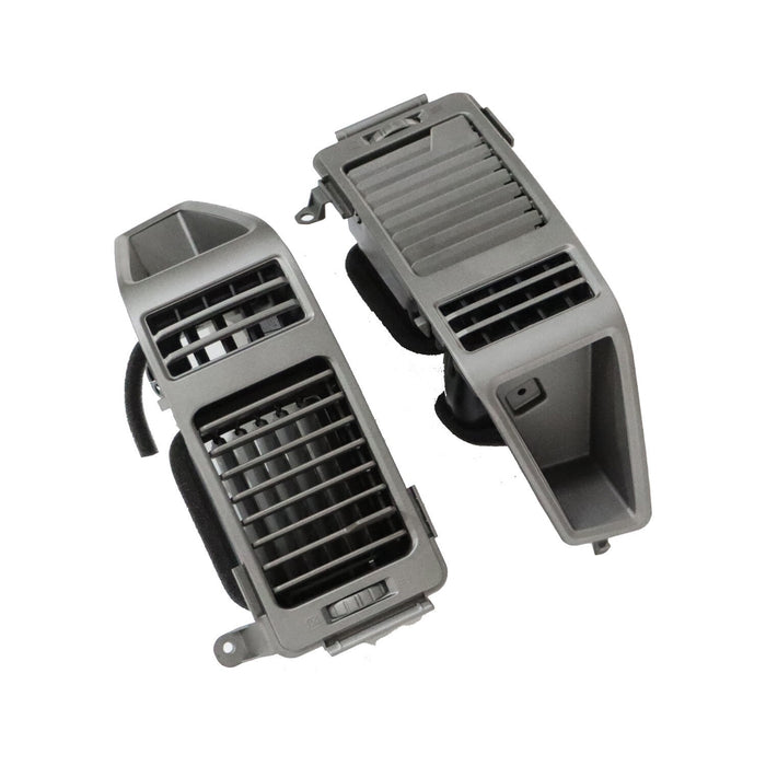 DURAFORCE 2004-06 Nissan Titan Armada LH RH A/C Dash Air Vent Cover Trim Gray