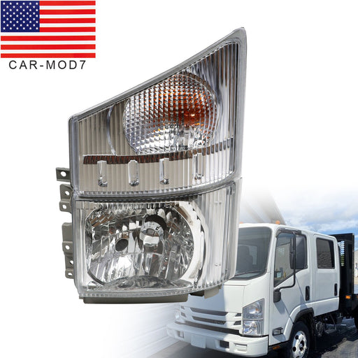 DURAFORCE 2008-2020 Isuzu NPR NPR-HD NQR NRR Left Driver Side Headlight & Corner Lamp LH