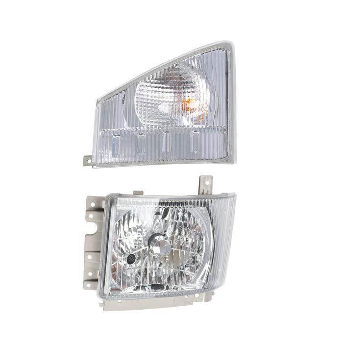 DURAFORCE 2008-2020 Isuzu NPR NPR-HD NQR NRR Left Driver Side Headlight & Corner Lamp LH