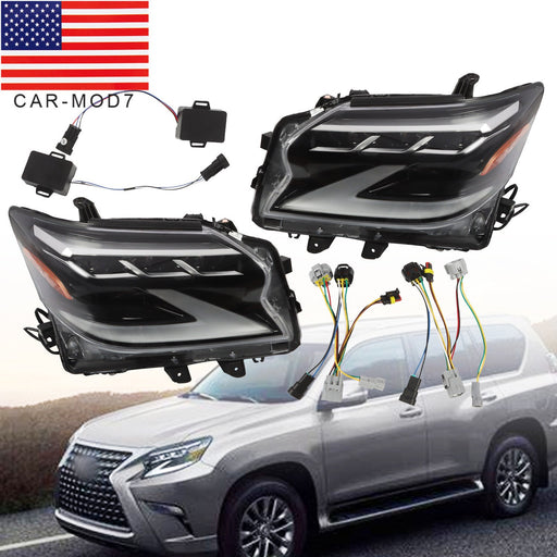 DURAFORCE 2014-2019 Lexus GX460 Full LED Headlights Left & Right Side Headlamps