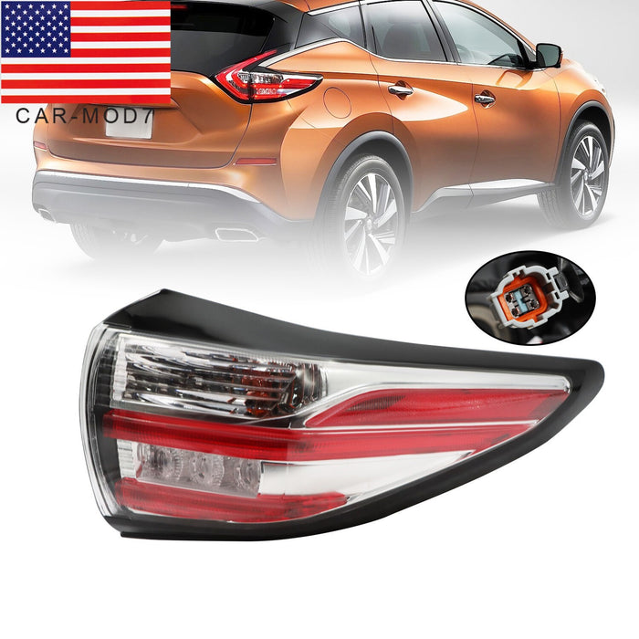 DURAFORCE 2015-18 Nissan Murano Rear Right Outer Tail Light 265505AA0B Passenger Side