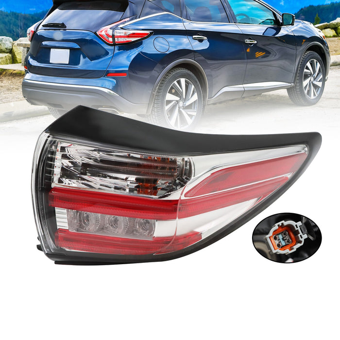 DURAFORCE 2015-18 Nissan Murano Rear Right Outer Tail Light 265505AA0B Passenger Side