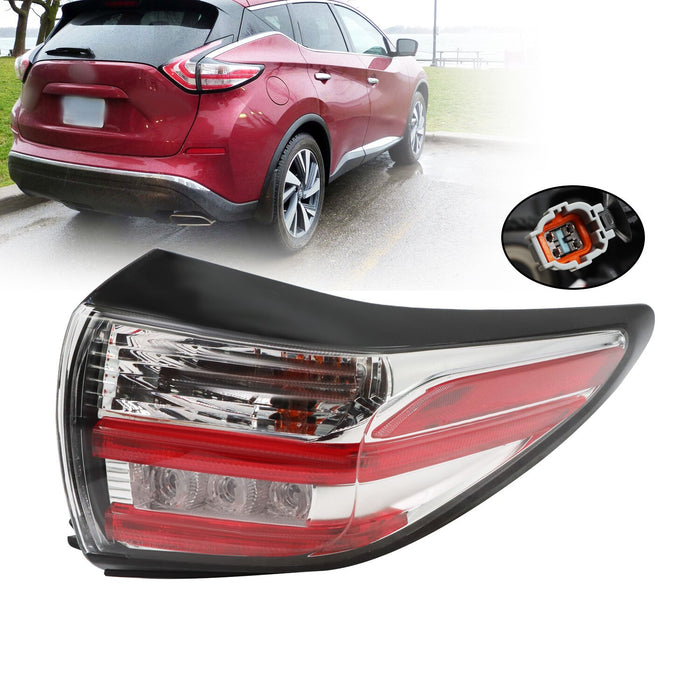 DURAFORCE 2015-18 Nissan Murano Rear Right Outer Tail Light 265505AA0B Passenger Side
